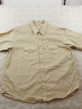 Vintage Duxbak Button Up Shirt Mens 3XL Hunting Safari Casual